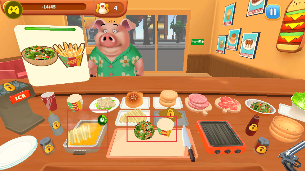 烹饪冲突MOD菜单