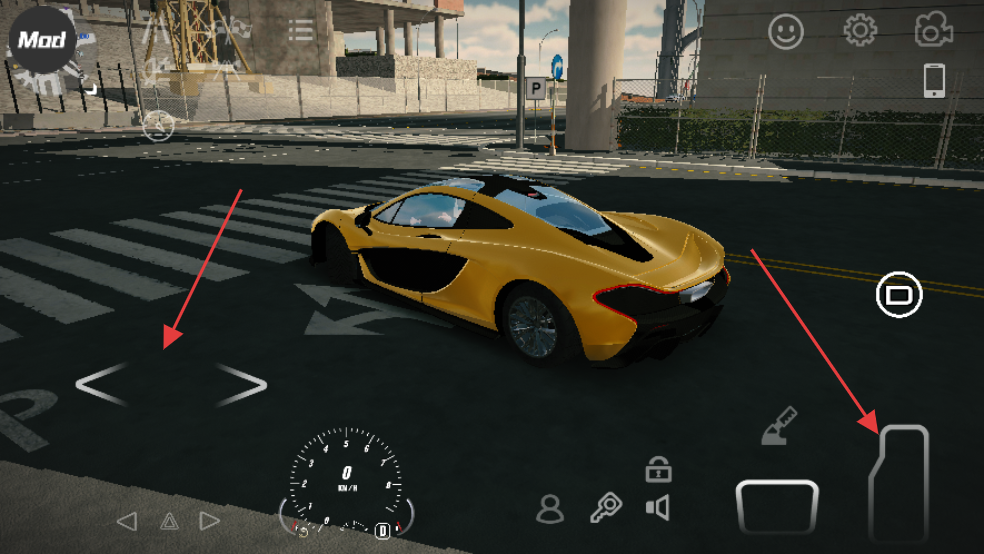 手动挡停车场内置MOD菜单