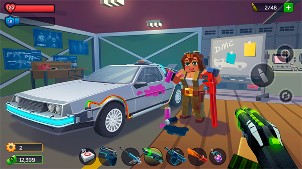 像素战斗僵尸突袭截图2